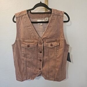 Universal Thread Tan Denim Vest